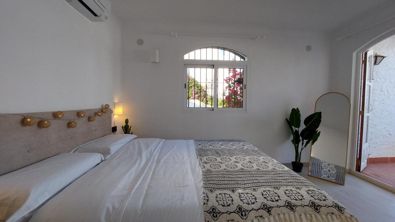 New Boho Home With Balcony, Private Garden And Communal Pool Nerja Extérieur photo